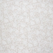 Deko, Druck, imprägniert, floral, 29351