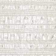 Chiffon, Polyester, Elastan, Streifen, 29260-4, beige