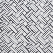 Wirkware, dicht, geometrisch, 29263-4, sahne