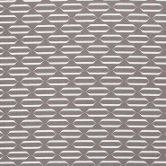 Gewebe, elastisch, geometrisch, 29264-4, braun-beige