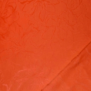 Gewebe, Viskose, floral, 29269-3, orange-rot