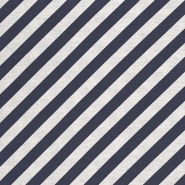 Gewebe, Viskose, Leinen, Streifen, 29286-9, dunkelblau