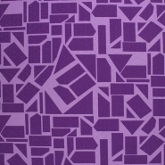 Gewebe, elastisch, geometrisch, 29321-29, violett