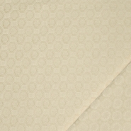 Gewebe, elastisch, geometrisch, 29332-4, beige