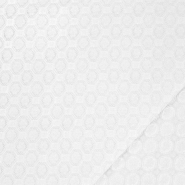 Gewebe, elastisch, geometrisch, 29332-2, sahne