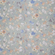 Deko, Druck, imprägniert, floral, 29358-3212, grün