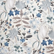 Deko, Druck, imprägniert, floral, 29360