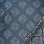 Dekojacquard, beidseitig, Stil, 29373-246, blau