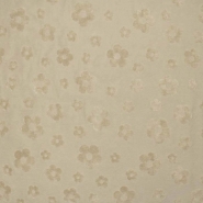 Jersey, Frottee, floral, 29032-530, gelb-beige