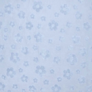 Jersey, Frottee, floral, 29032-920, blau