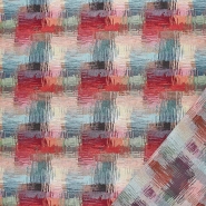 Dekojacquard, beidseitig, abstrakt, 29402-196, rot