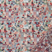 Dekojacquard, beidseitig, geometrisch, 29402-200
