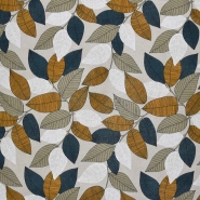 Deko, Druck, pflanzlich, 27849-134, petrol