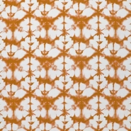 Gewebe, Viskose, abstrakt, 29444-11, ziegelfarben