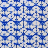 Gewebe, Viskose, abstrakt, 29444-14, blau