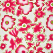 Baumwolle, Popeline, Elastan, floral, 29467-03, rosa