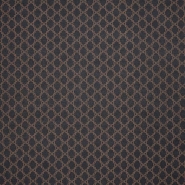 Bengalin, elastisches Gewebe, Karo, 29473-01, schwarz