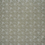 Bengalin, elastisches Gewebe, floral, 29473-20, grün