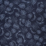 Bengalin, elastisches Gewebe, pflanzlich, 29473-34, dunkelblau