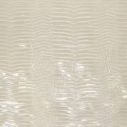 Kunstleder Kroko, Lack, 29491-02, beige