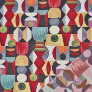 Dekojacquard, beidseitig, abstrakt, 29518