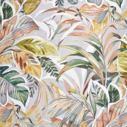 Deko, Druck, Samt, Natur, 29507-91, grau