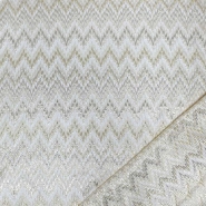 Jacquard, beidseitig, geometrisch, 29556-110, sahne