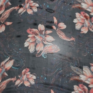 Chiffon, Seide, Viskose, floral, 29553-05