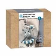 DIY-Set zum Häkeln Hippo, 29635-11, Bastelgeschenke