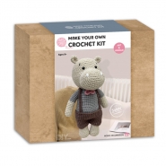 DIY-Set zum Häkeln Hippo, 29635-31, Bastelgeschenke