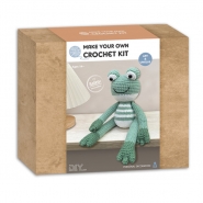 DIY-Set zum Häkeln Frosch, 29635-33, Bastelgeschenke