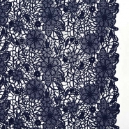 Spitze, floral, 29646-002, dunkelblau