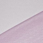 Tüll, weich, glänzend, 29647-688, rosa-silbern
