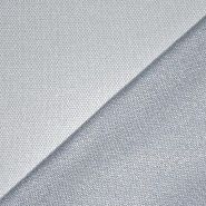 Tüll, weich, glänzend, 29647-403, blau-silbern