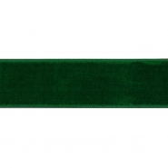 Band, Samt, 25 mm, 29658-014, dunkelgrün