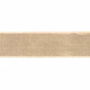Band, Samt, 25 mm, 29658-024, beige