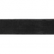 Band, Samt, 25 mm, 29658-002, schwarz