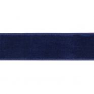 Band, Samt, 10 mm, 29657-019, dunkelblau