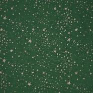 Baumwolle, Popeline, festlich, Sterne, 29695-280, grün