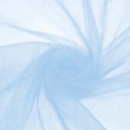 Tüll weich, glänzend, 20189-50, hellblau