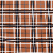 Flanell, Karo, 27331-007, ziegelfarben