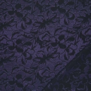 Gewebe, Viskose, floral, 29740-12, dunkelblau
