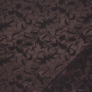 Gewebe, Viskose, floral, 29740-6, braun