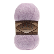 Garn, Angora Gold Simli, 27548-27, rosa