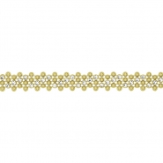 Band, Kristalle, 15 mm, 29773-100, golden