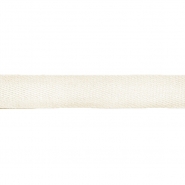 Band, Baumwolle, Köper, 25 mm, 25124-3, sahne