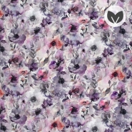 Gewebe, Viskose, digital, floral, 29790-001