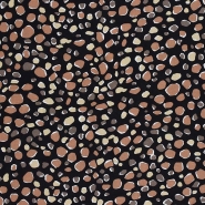 Gewebe, Viskose, Punkte, 29895-07, braun