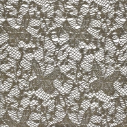 Spitze, elastisch, Schmetterlinge, 29909-02, grün