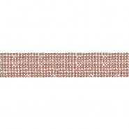 Band, Kristalle, 20 mm, 26424-1007, hellrosa